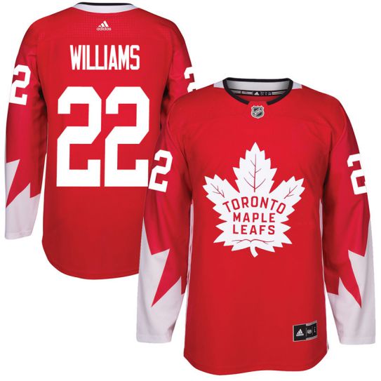 2017 NHL Toronto Maple Leafs Men #22 Tiger Williams red jersey->toronto maple leafs->NHL Jersey
